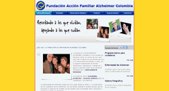 Desktop Screenshot of alzheimercolombia.org